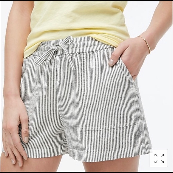 J. Crew Factory Pants - J.Crew striped drawstring shorts